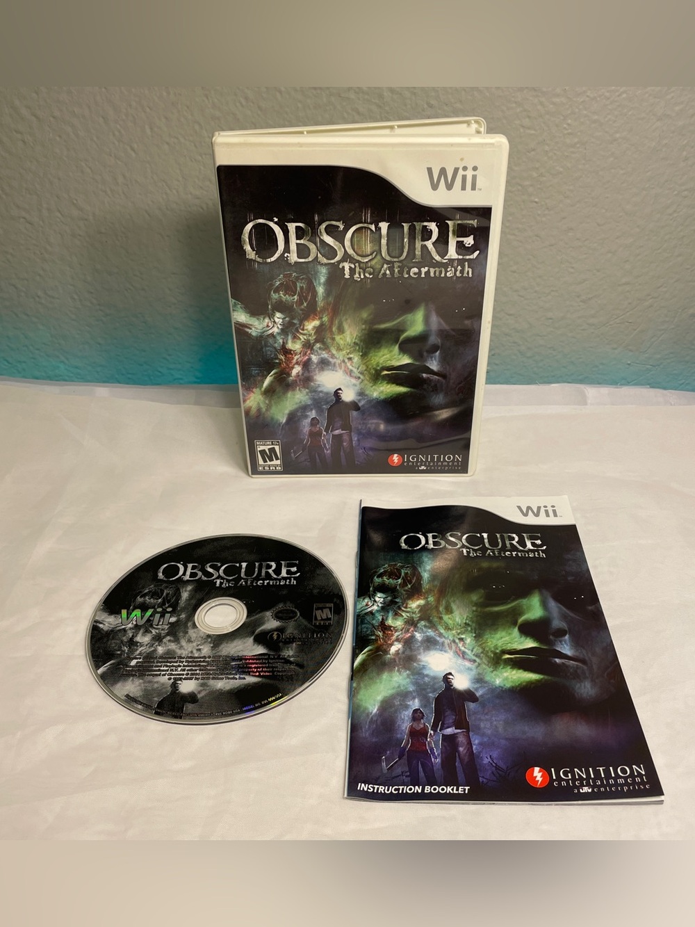Obscure The Aftermath Tested & Work W Manual Nintendo Wii 2008 Videogame